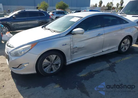 2015 Hyundai Sonata Hybrid Limited z USA, uszkodzony, nr VIN KMHEC4A44FA132201